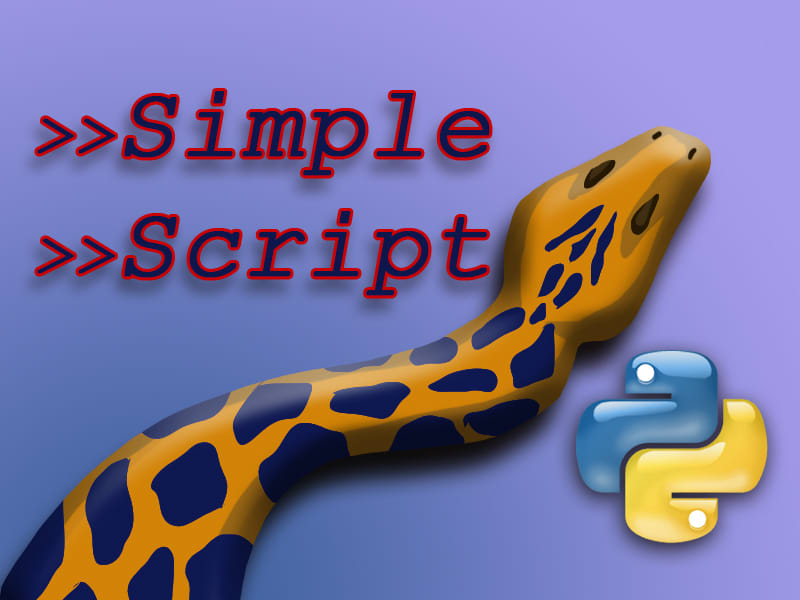 I will write a python 2 python 3 script