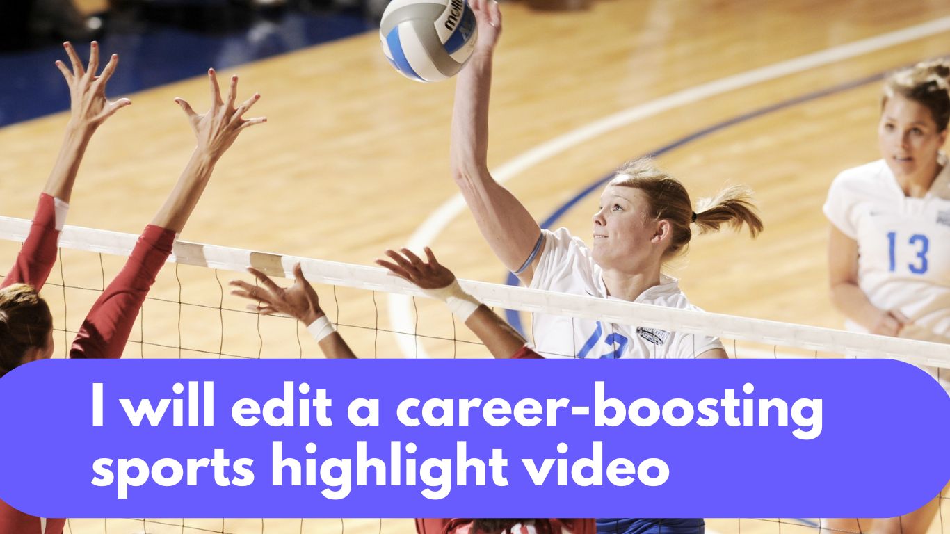 I will edit a career boosting sports highlight video